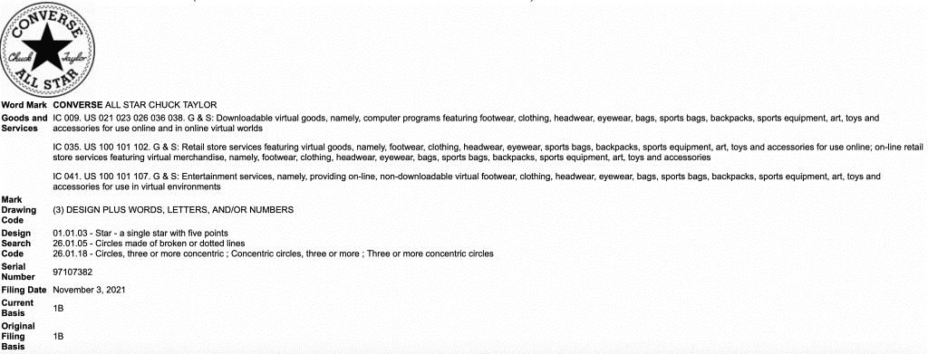 Converse TM application